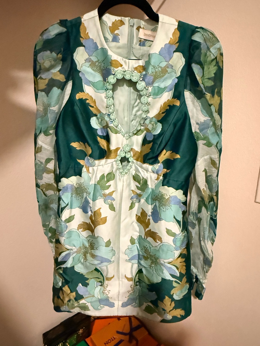 🔥 Zimmermann Rhythm Jeweled Mini Dress BNWT - Picture 6 of 8